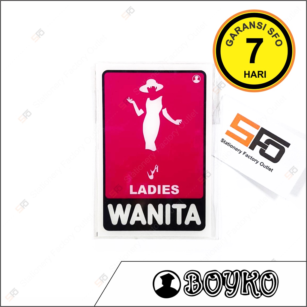 

Akrilik Ladies - Acrylic Sign 15cm x 10cm