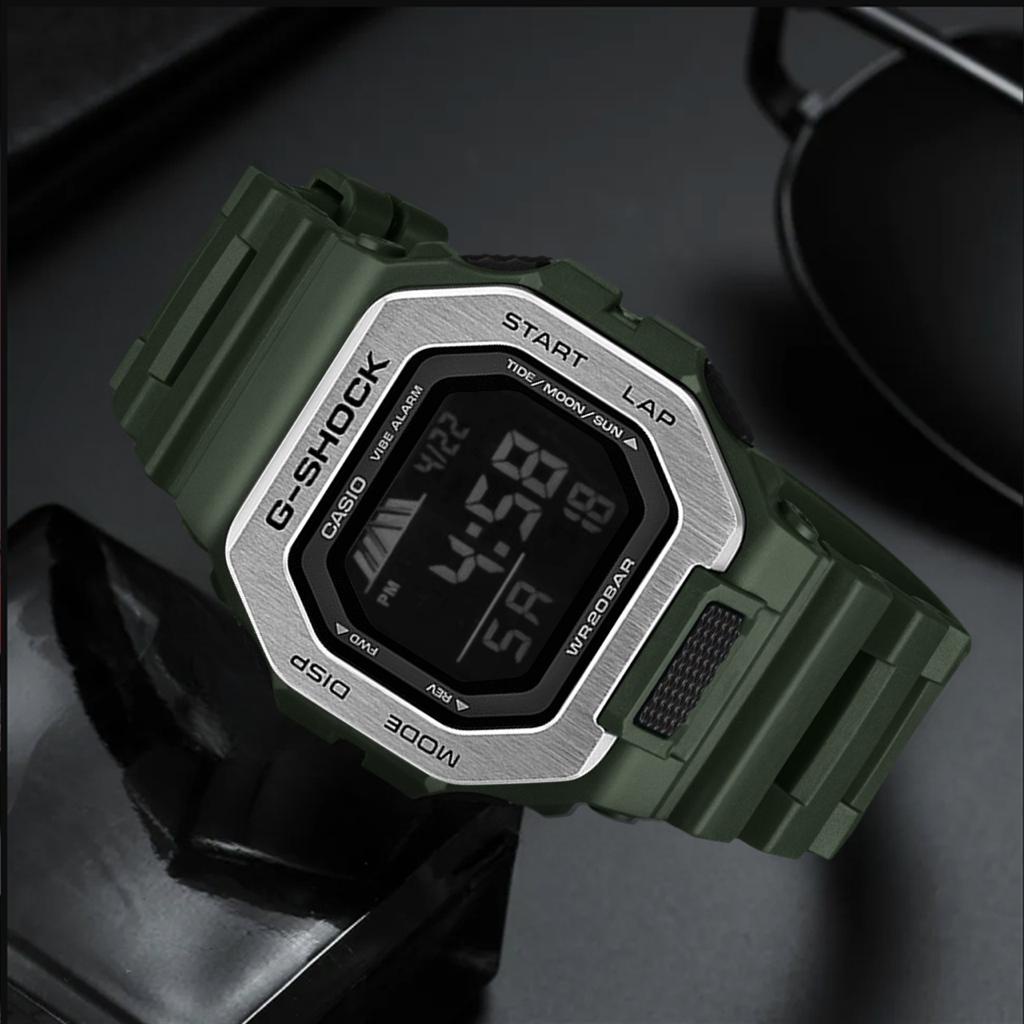 Jam tangan Sport Pria GSHOCK GBX-100 Strap Karet Digital Fullset Water Resistance