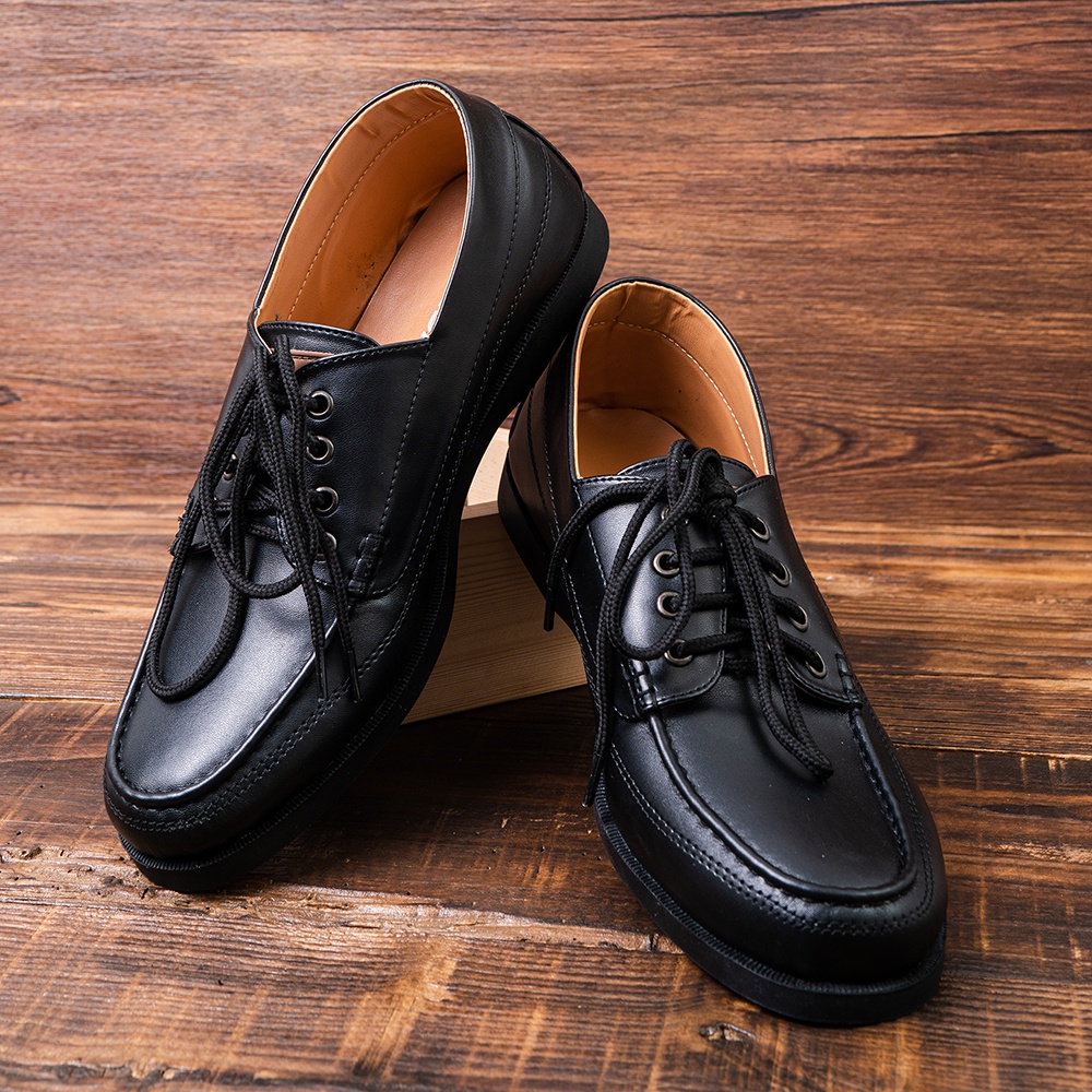 MARCO BLACK |ManNeedMe x Monday| Sepatu Pantofel Pria | Oxford Formal / Kantor Derby Shoes ORIGINAL