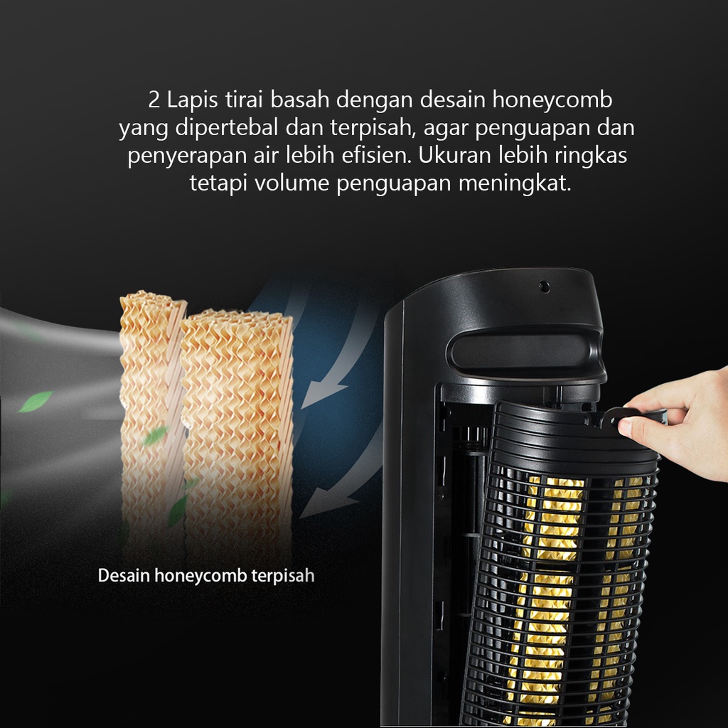 Flife By GREE Tower Fan Air Cooler-Kapasitas 4 Liter Model FTA ACOOL4