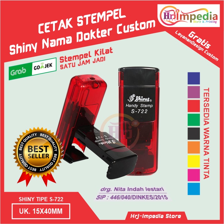 

Cetak Stempel Nama Dokter | Cetak Stempel Otomatis Shiny Desain Custom | Cetak Stempel Nama