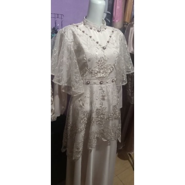 gamis brokat modern// gamis kondangan///gamis cantik