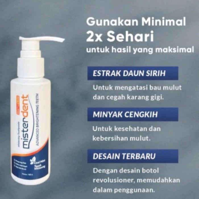 Misterdent Advanced Brightening / Pemutih Gigi / Mencerahkan Gigi
