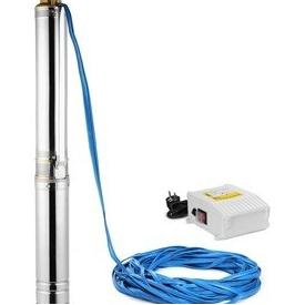 Drakos Submersible Pump 3Inch 1/2Hp Pompa Air Satelit Celup Dan Kabel