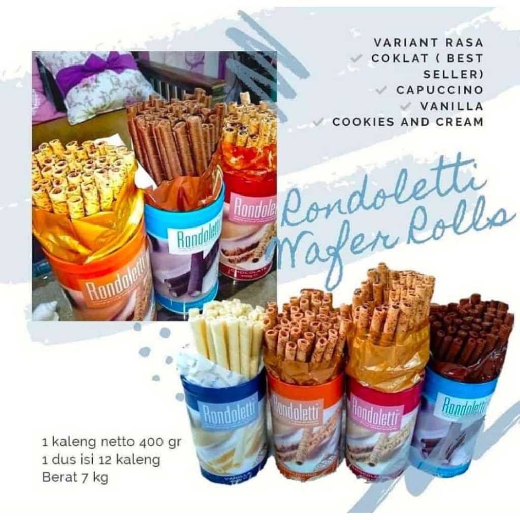 

Rondoletti Wafer Rolls Varian Rasa