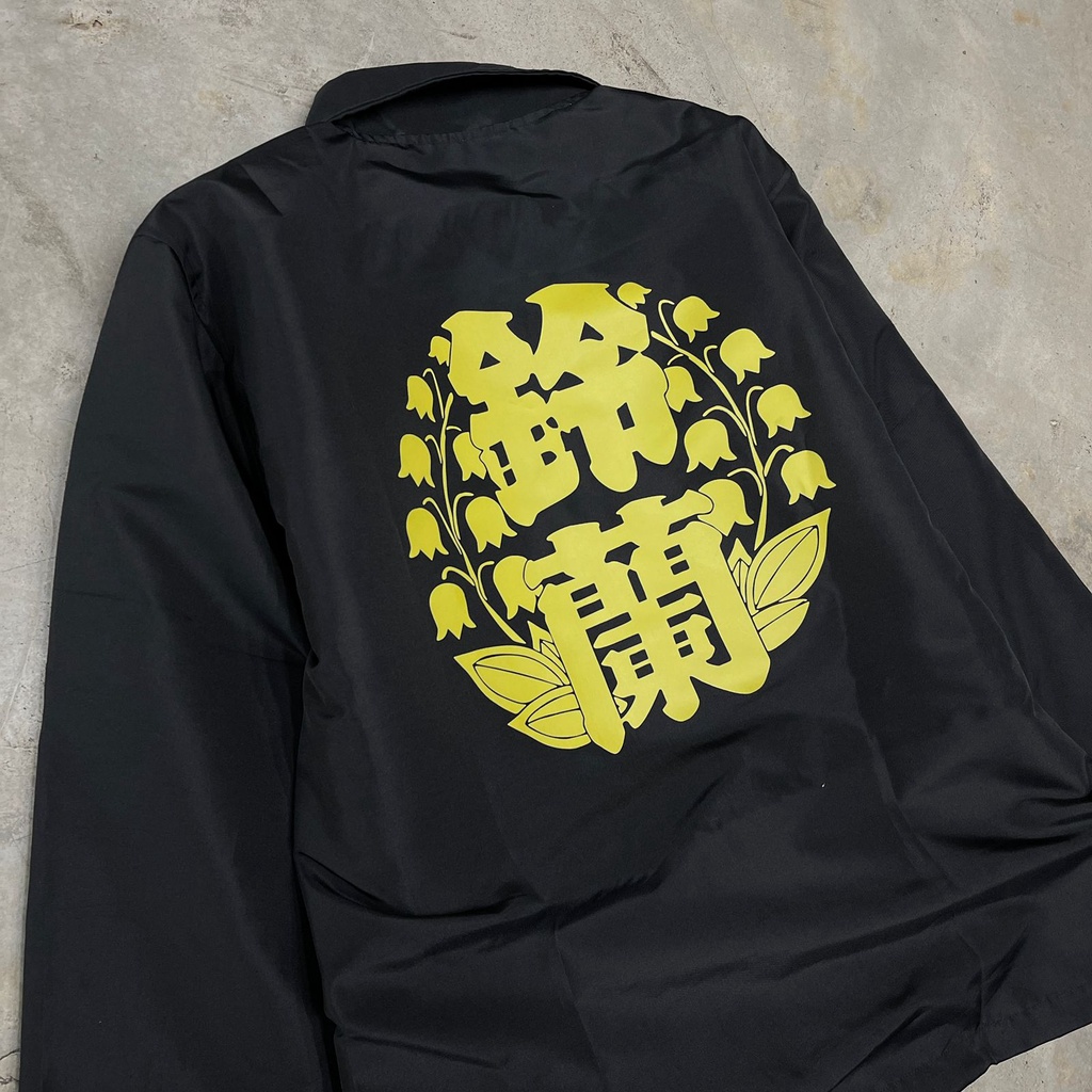 Jaket coach Suzuran High School Logo Gold Premium Unisex Waterproof