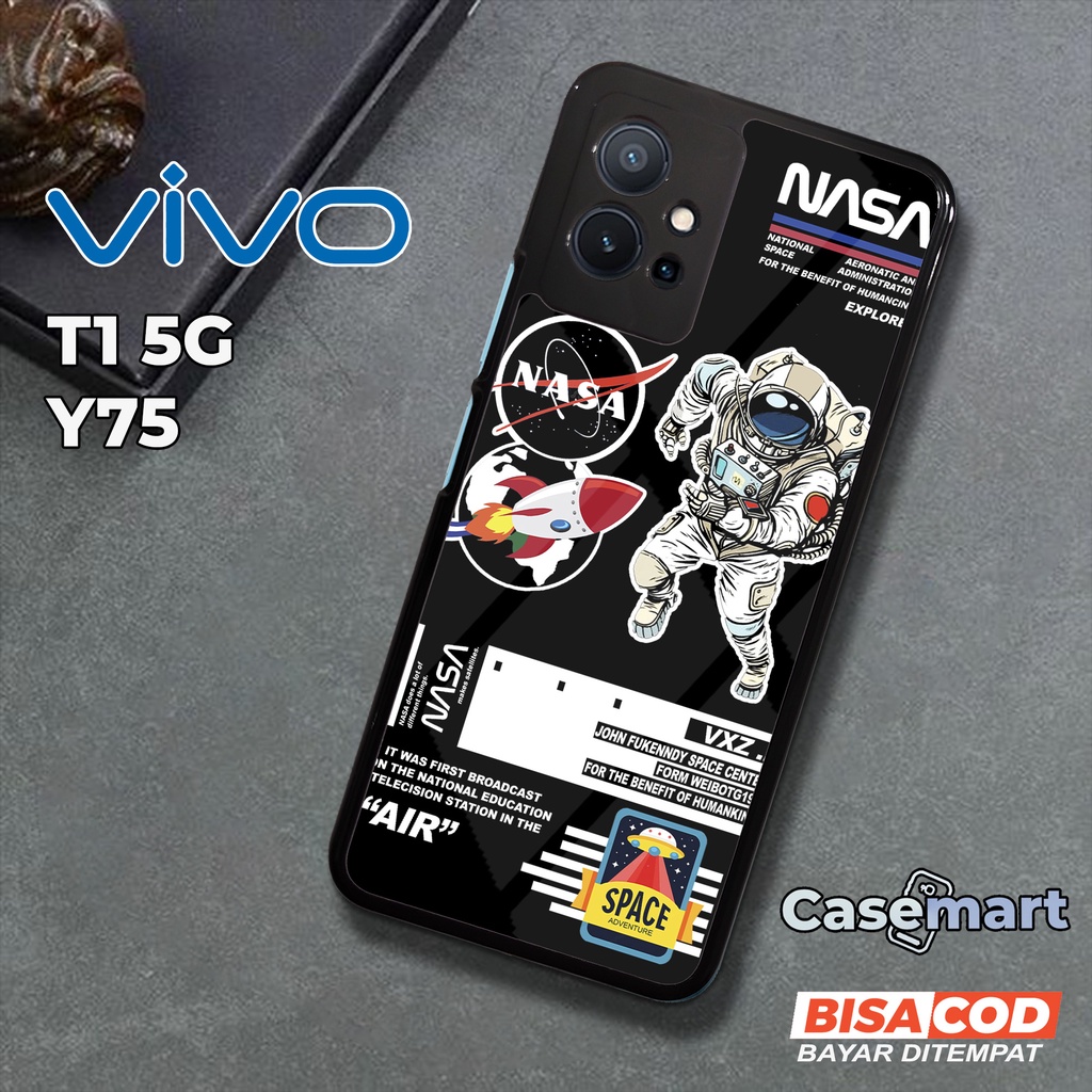 Case Vivo T1 5G Y75 [NASA] Casing Hp Vivo T1 5G Y75 CASEMART Case Hp VIVO Custom Case Foto Kesing Hp