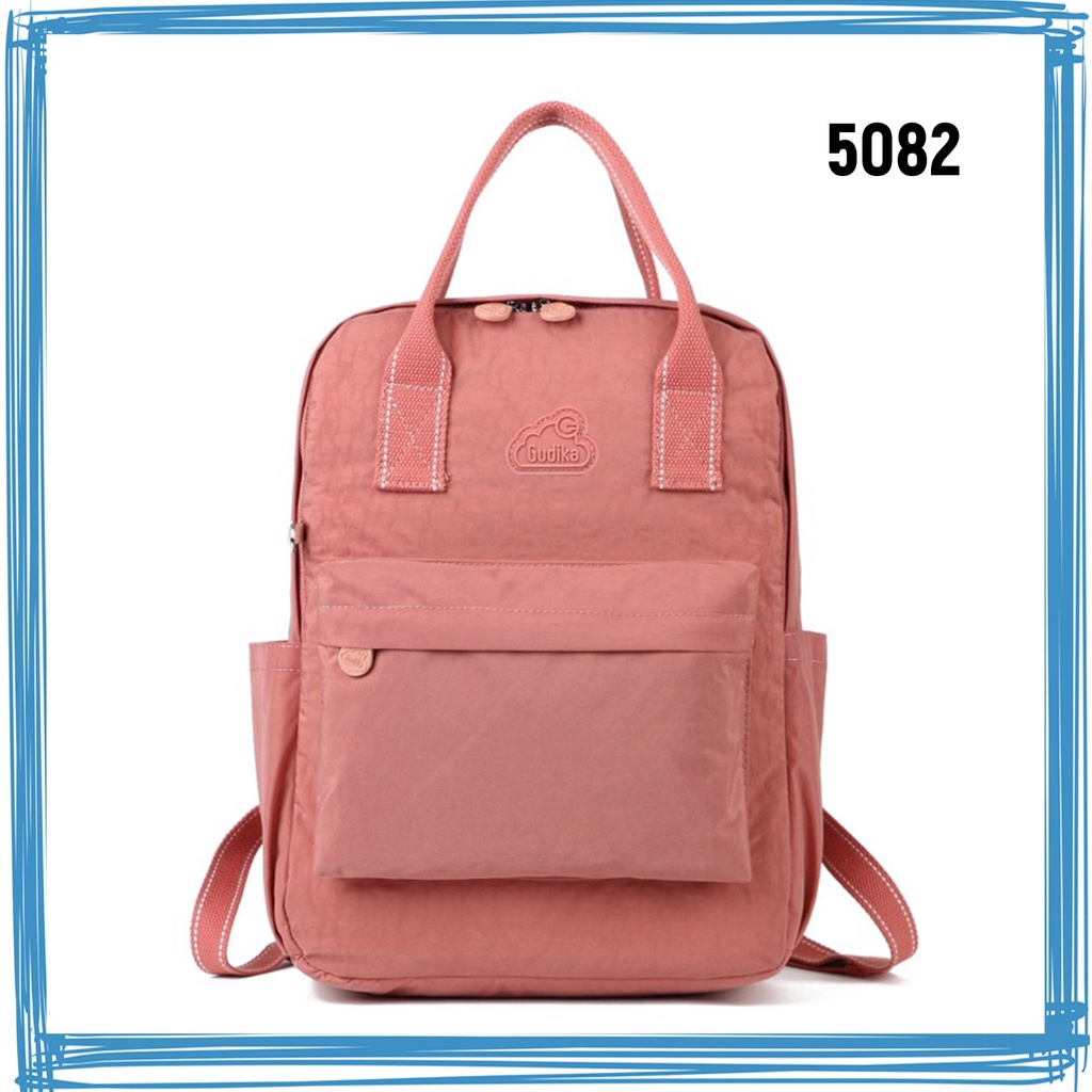 Gudika Bag 5082 - Tas Ransel Besar Backpack Laptop Sekolah Anti Air Korean Style Kekinian Terlaris - Tas Wanita Import Terbaru