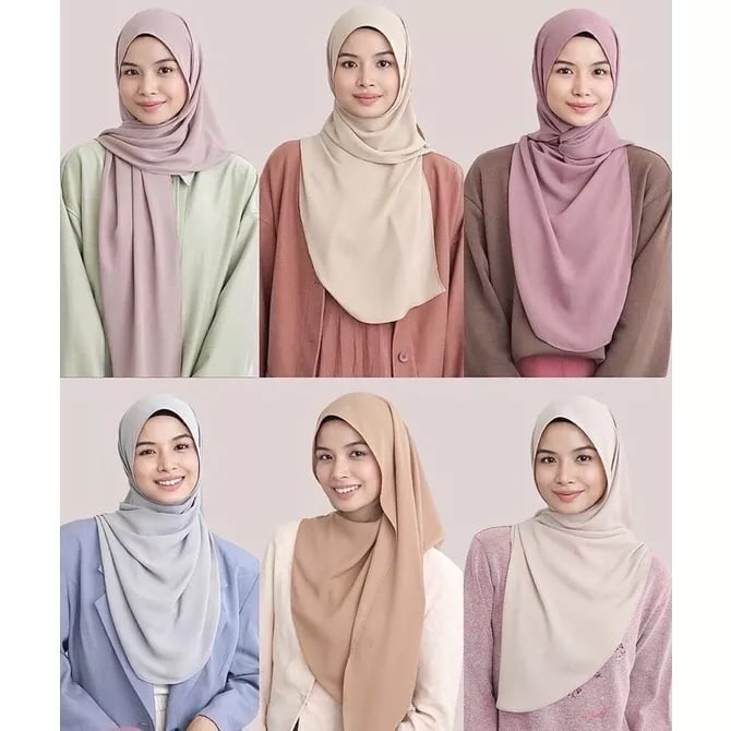 Jilbab Pashmina Babydoll 180cm Jl01