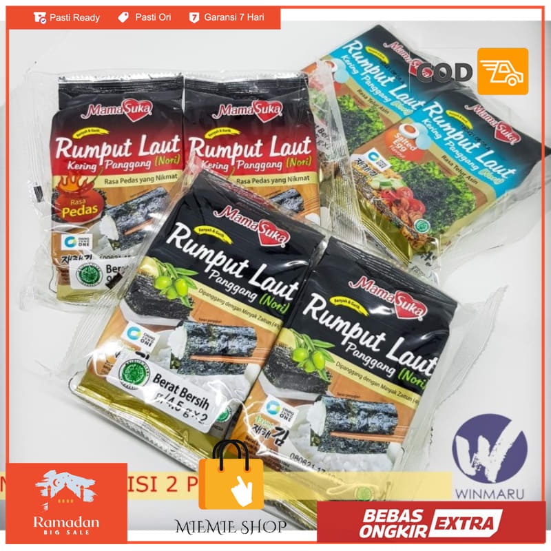 

Mamasuka seaweed isi 2 packs - ORIGINAL