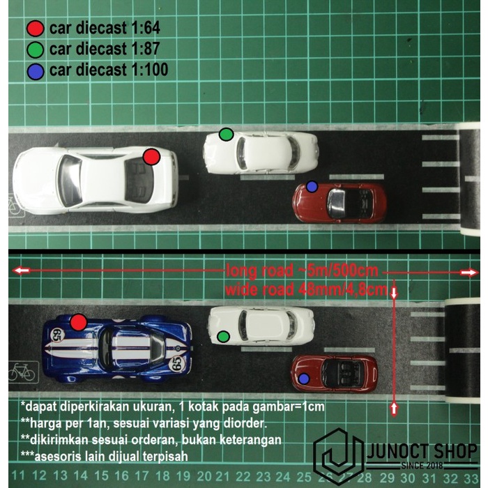 

STK- STIKER LANTAI JALAN RAYA REL KERETA - MAKET MINIATUR HIASAN MAINAN - rel