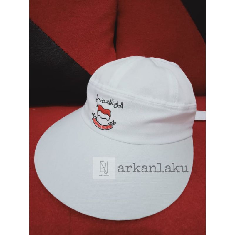 Topi Haji wanita caddy Umroh bordir Indonesia