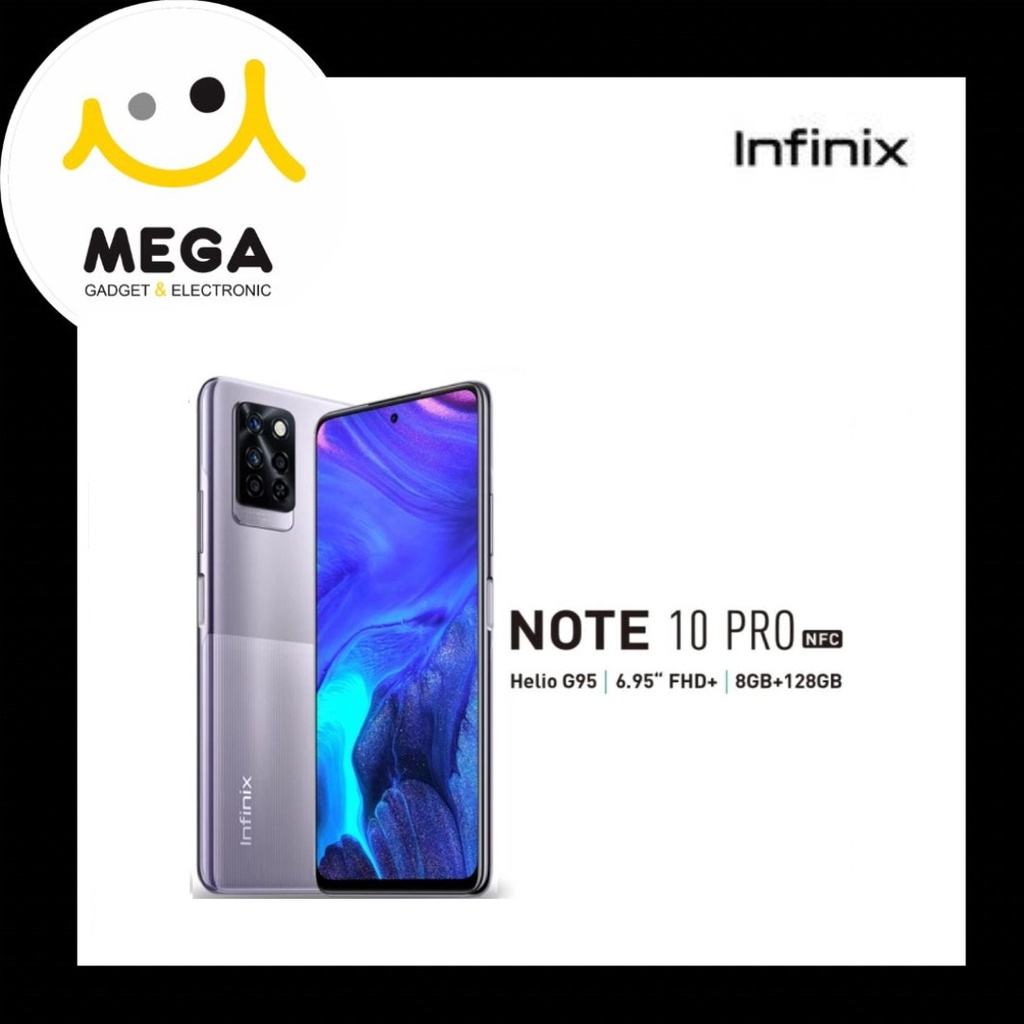 Infinix Note 10 Pro NFC 8GB + 128GB Garansi Resmi Infinix Indonesia