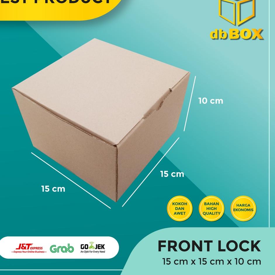 

Diskon Terlaris (10pcs) Kardus 15x15x10 cm --box kardus packing gift box