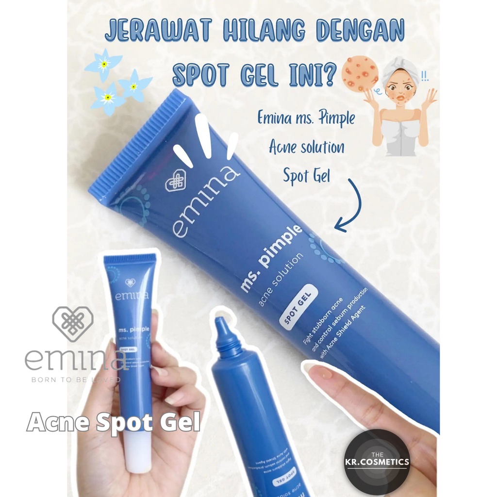 Emina Ms. Pimple Acne Solution Spot Gel Obat Totol Jerawat 15ml