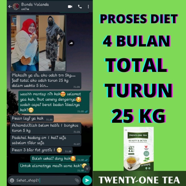 COD TWENTY-ONE TEA SLIMING TEA TEH DIET OBAT DIET TEH PELANGSING OBAT PELANGSING PELANGSING