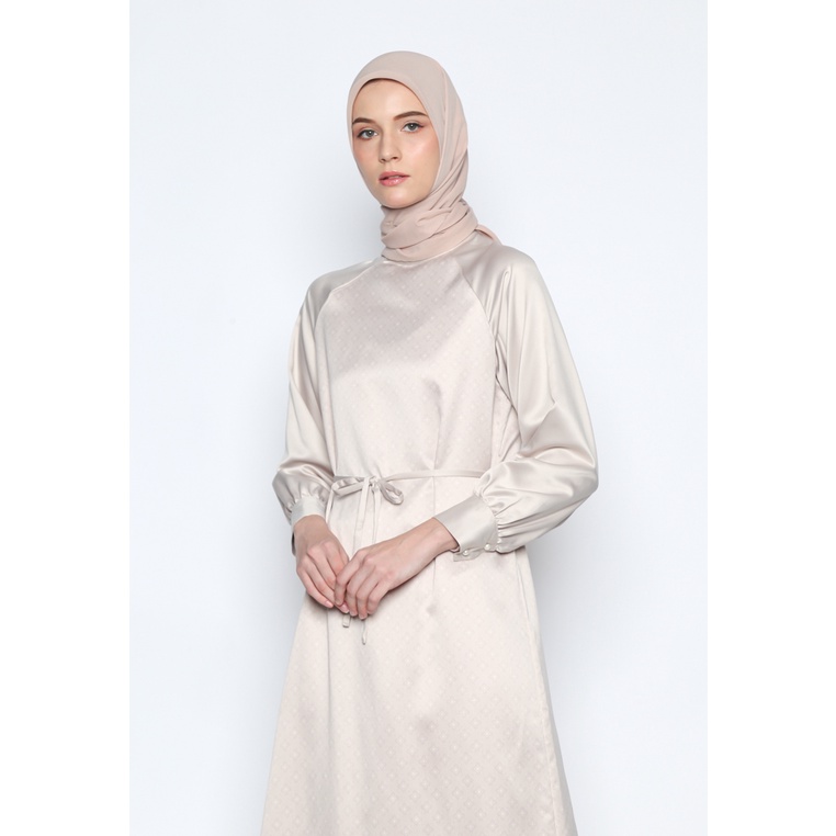 VALINO LADIES Gamis Wanita Beige - D-BDEK01-P5
