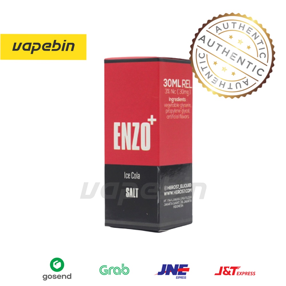 LIQUID ENZO ICE COLA SALTNIC - ENZO SALT COLA ICE 30ML