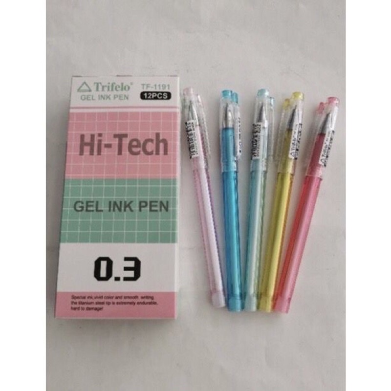 

BULPEN HIGH-TECH/BULPOINT TRIFELO HITAM HIGH-TECH TF-1191 BODY BENING (ISI 12BIJI)