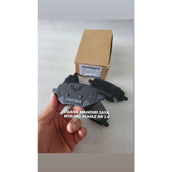 KAMPAS REM BELAKANG BRAKE PAD REAR ALMAZ 1.5 GM 23947864 GARANSI