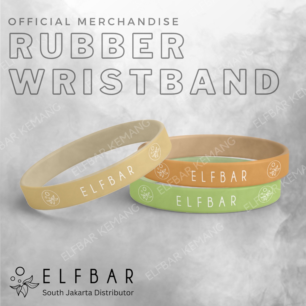Gelang Karet Elfbar | Elf Bar Rubber Wristband Official Merchandise