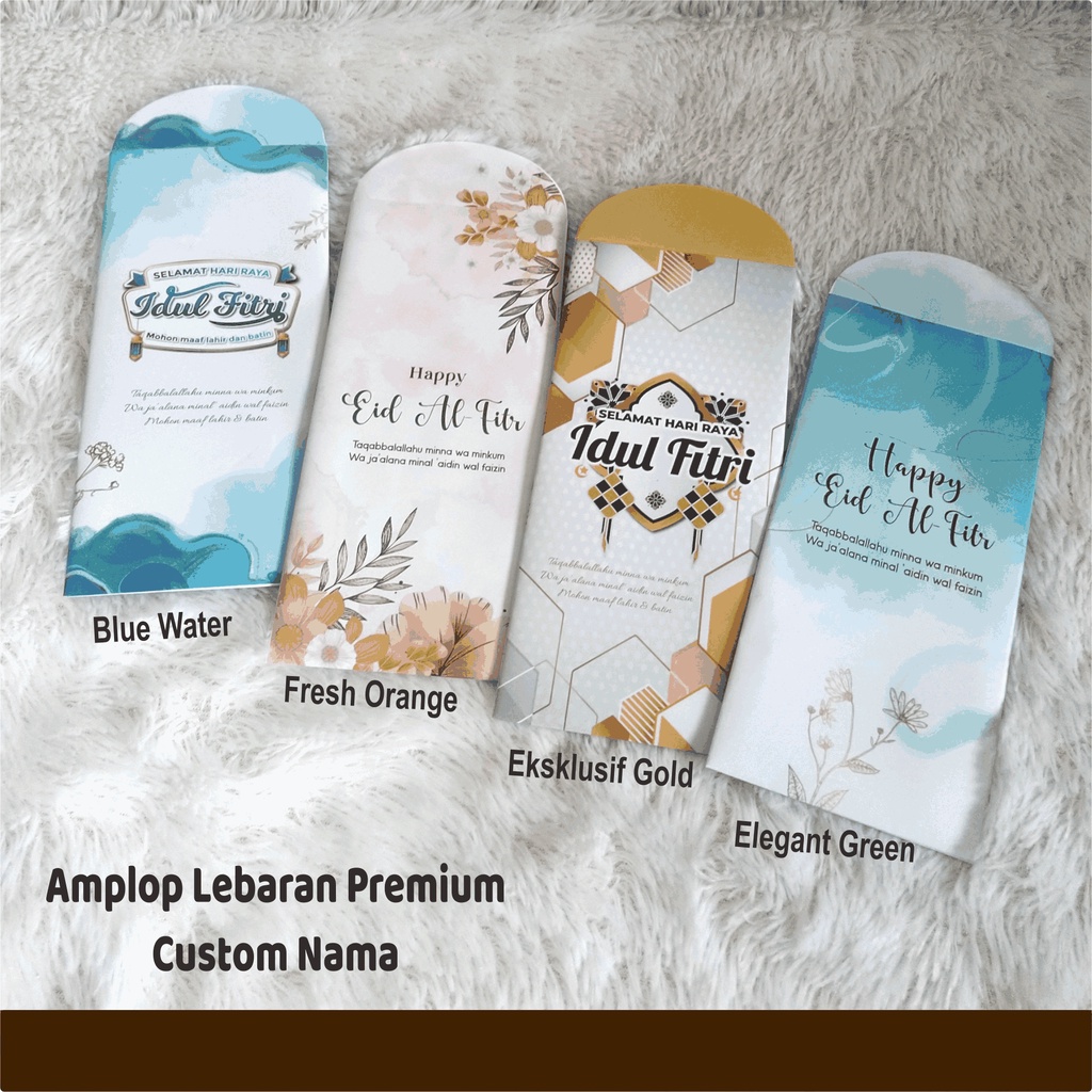 

READY Amplop Lebaran Panjang / Amplop Jumbo / Amplop Lebaran Custom Nama