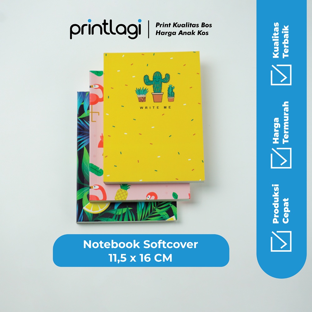 

Notebook Softcover Lucu - Buku Agenda - Catatan - Isi Berwarna