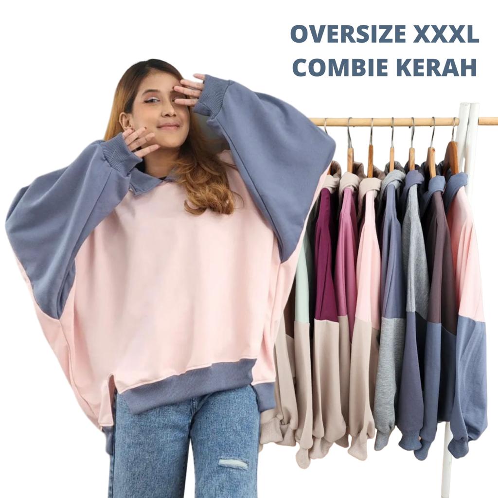 OVERSIZE XXXL SWEATER KERAH WANITA GAWA