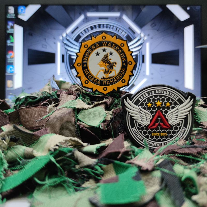 Sticker EMBOSS INDERA WASPADA