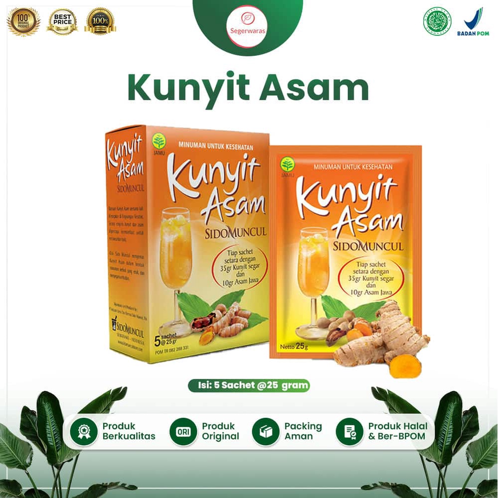 

Kunyit Asam- Minuman Instan Jamu Kunyit Asem untuk Melancarkan Haid