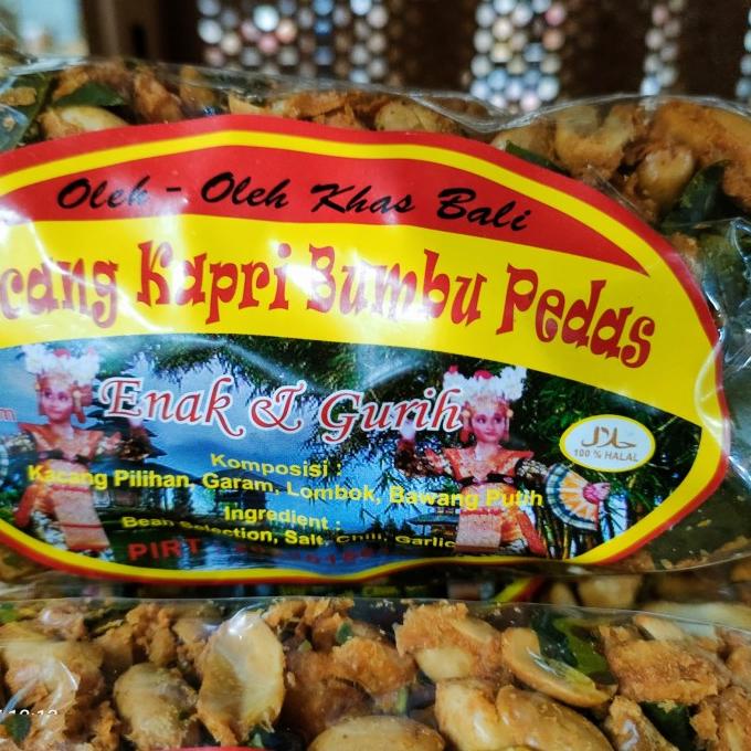 

Silahkan Order] KACANG KAPRI BUMBU PEDAS DAUN JERUK ENAK DAN GURIH OLEH OLEH KHAS BALI