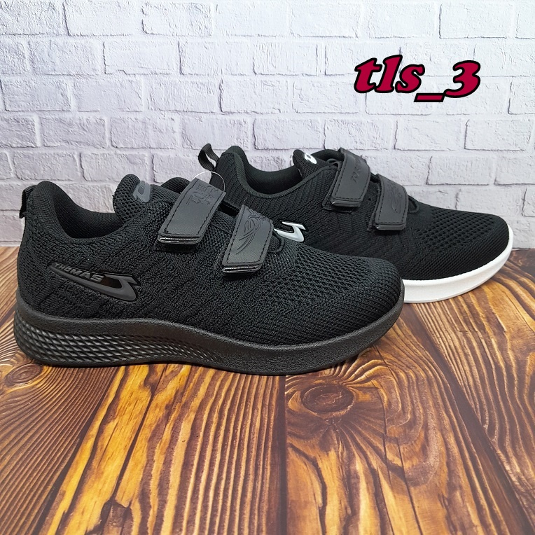 Sepatu Sekolah Thomas Velcro 31-38 Sepatu Sd Cowok Cewek