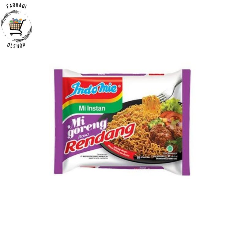 

Indomie goreng rendang 91 gr (isi 10 pcs)