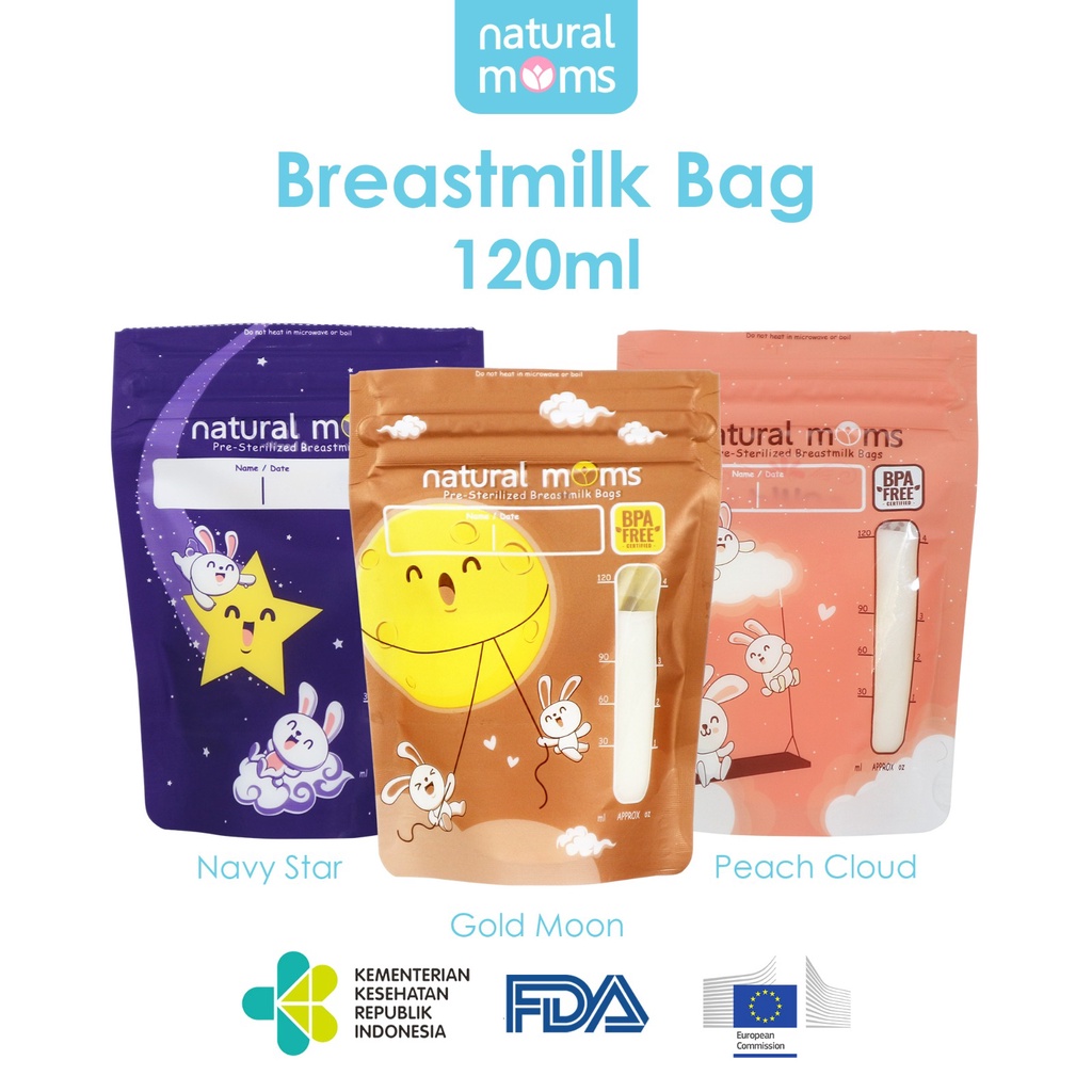 PROMO MURAH KANTONG ASI GEA 120ml Breastmilk Storage THERMO SENSOR