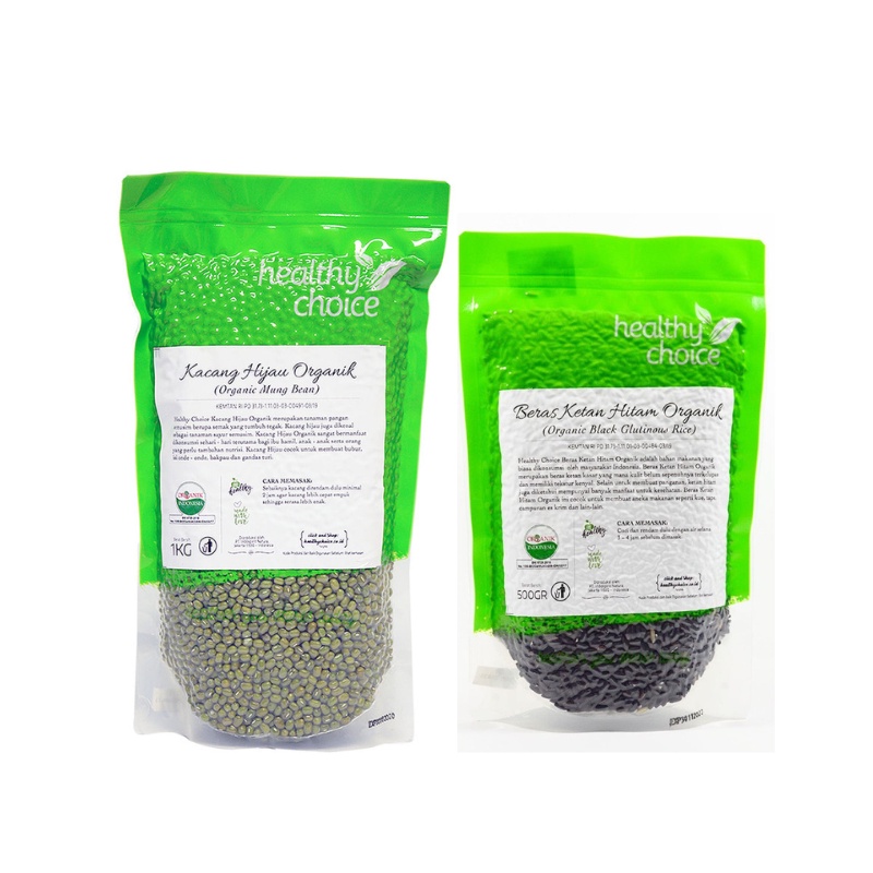 

Bundling Healthy Choice Kacang Hijau 1 kg & Ketan Hitam 500gr