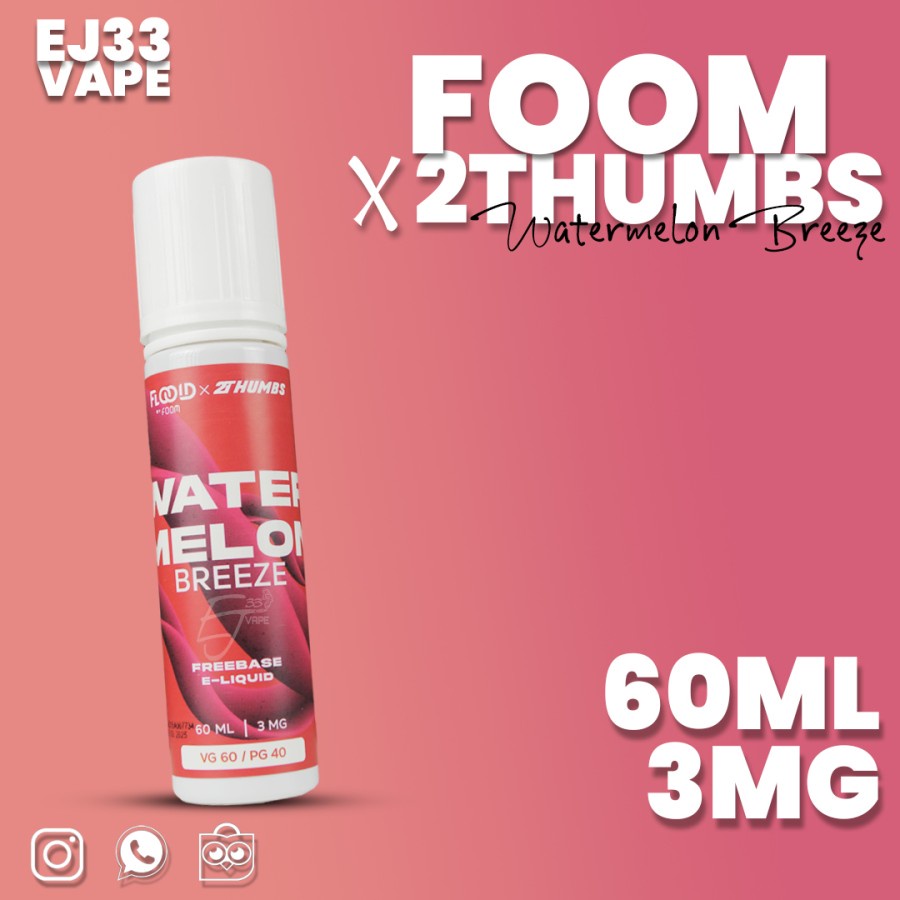 Liquid Foom Breeze 60ML By Flooid X 2Thumbs