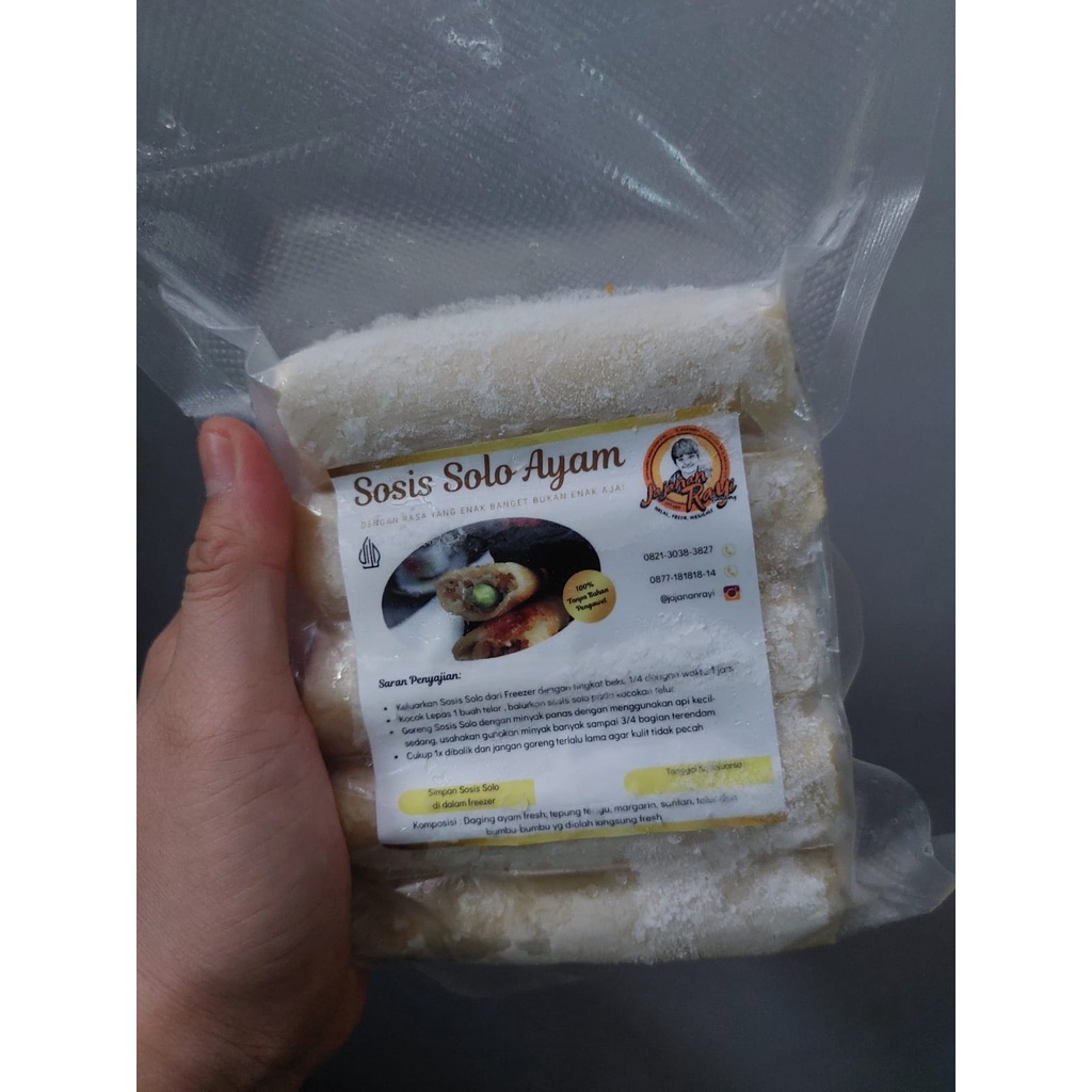 

Paket Sosis Solo Ayam Spesial isi 5 Pcs