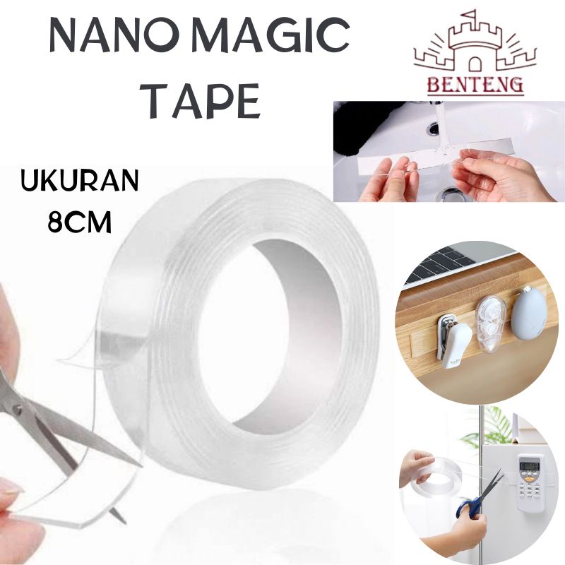 NM01 - Selotip Isolasi Bening Multifungsi NANO MAGIC TAPE