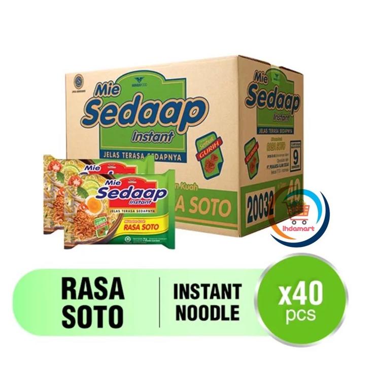 

♬ Mie Sedaap Soto 75 gram 1 Dus Isi 40 pcs ❈