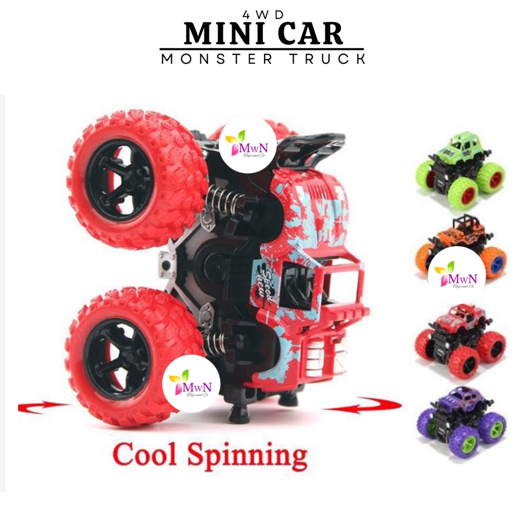 MWN Mainan Mobil Anak Mini Monster Truck Off Road 4WD