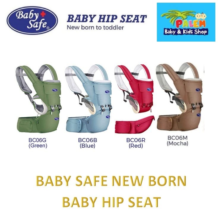 original babysafe / baby safe hipseat carrier new born to toddler / gendongan bayi &amp; anak bc06&amp;bc08