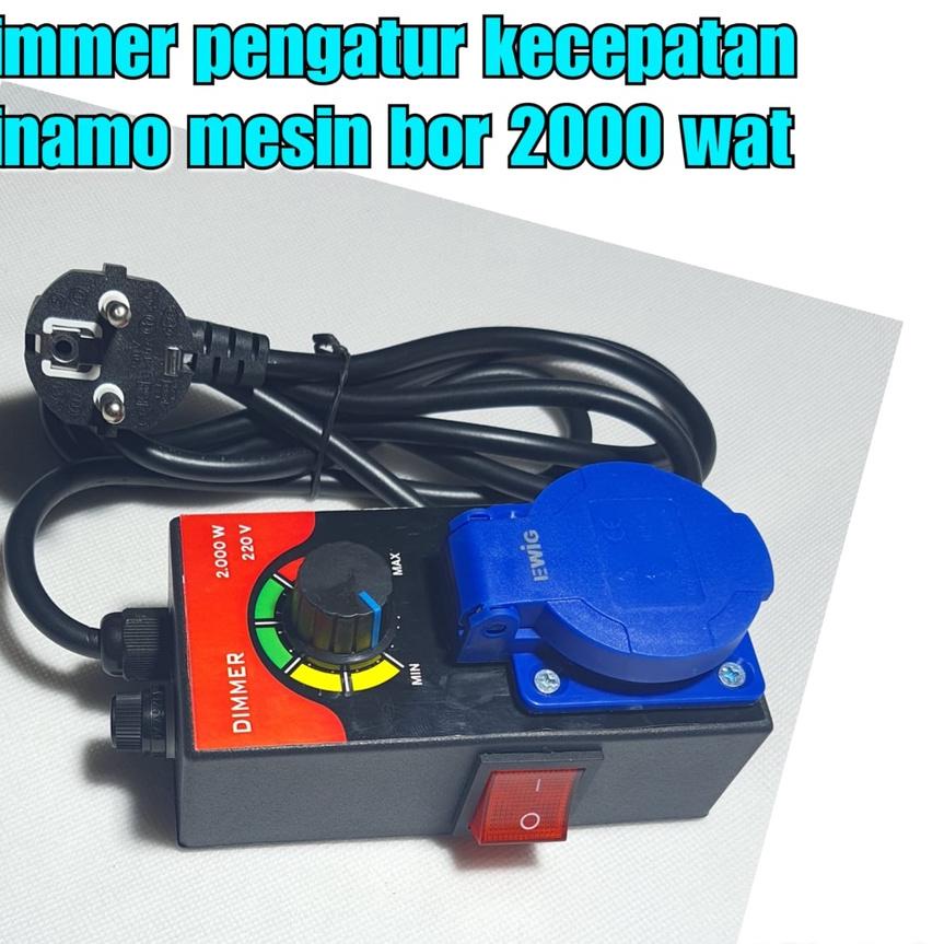 Ready Stok DIMMER SCR 2000W DIMMER 2000 WATT / PENGATUR KECEPATAN DINAMO / GERINDA / SPEED CONTROL C