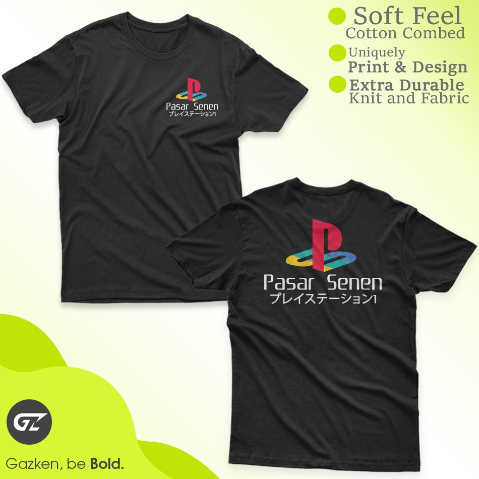 Kaos Dewasa PS Pasar Senen Japanese Retro Gamer