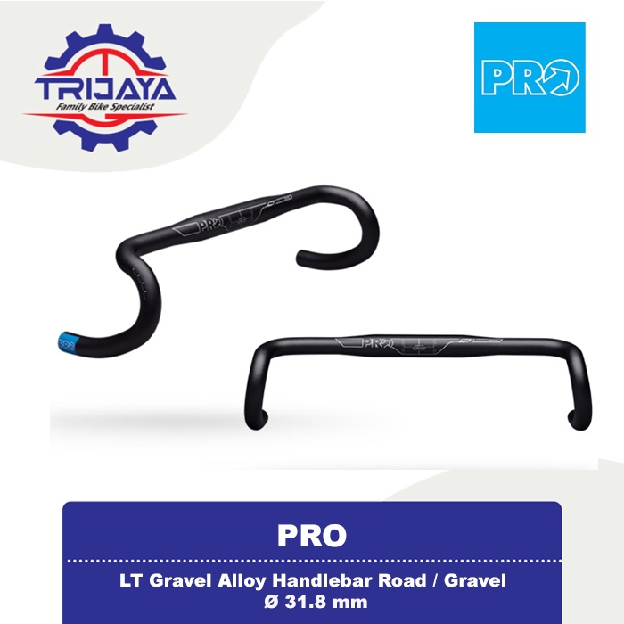 PRO LT Gravel Alloy Handlebar Road Gravel Stang Sepeda Balap Drop Bar