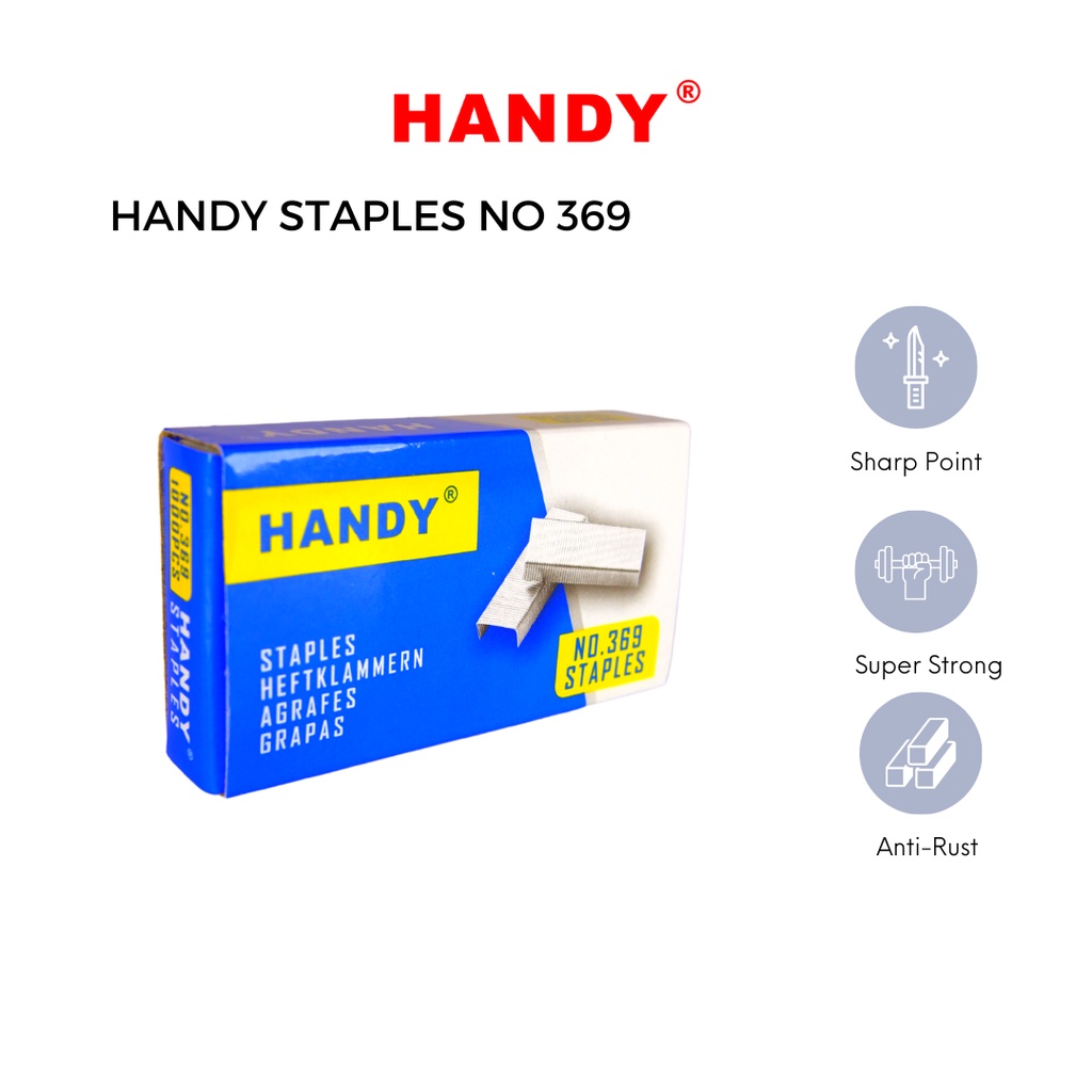 

HANDY Isi Staples No 369 Satuan 1 Pcs