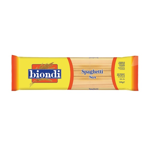 BIONDI SPAGHETTI NO.4 500 GR - PASTA