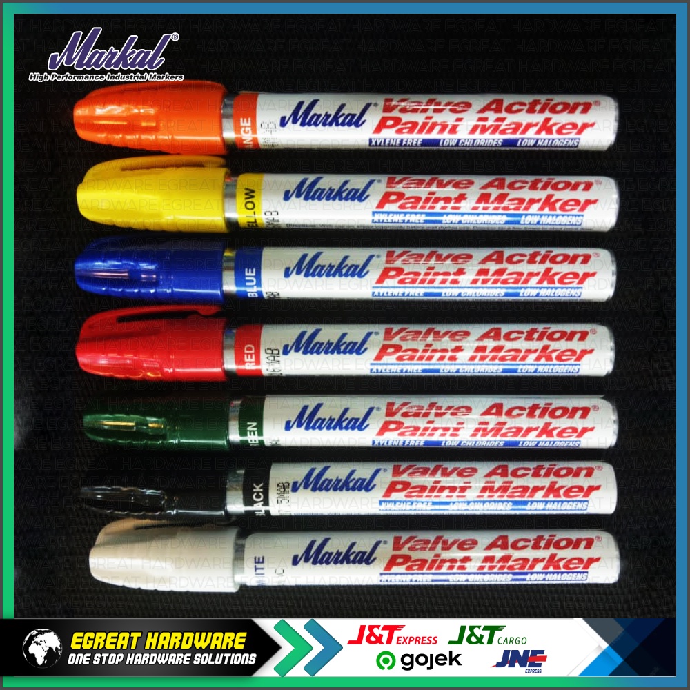 

Spidol Marking Permanen Paint Marker industri Markal Valve Action Low Choride