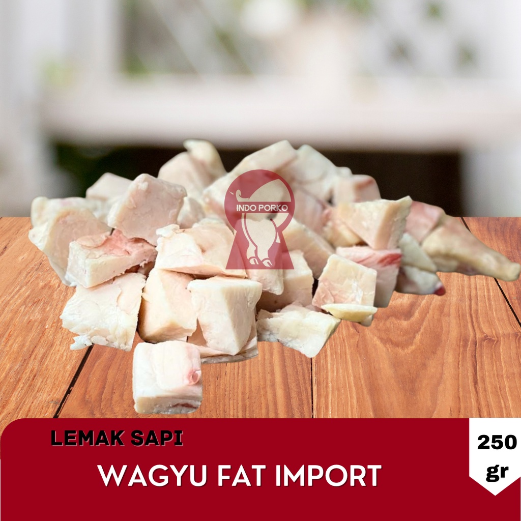 

Lemak Sapi Import Wagyu Fat untuk Tumis/MPASI/Grill
