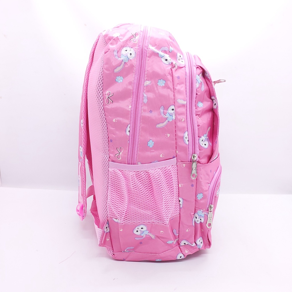 Tas Sekolah Anak Cewek Motif Kelinci LUCU 17 INCHI BESAR MURAH 4 RUANGAN/ Ransel Sekolah Anak POLA Kelinci Lucu Full Colorfull BESAR MURAH / Tas Punggung Anak LOGO kelinci lucu BARU murah / TAS SEKOLAH ANAK SD SMP SMA GAMBAR KELINCI 4 RUANGAN BESAR MURAH