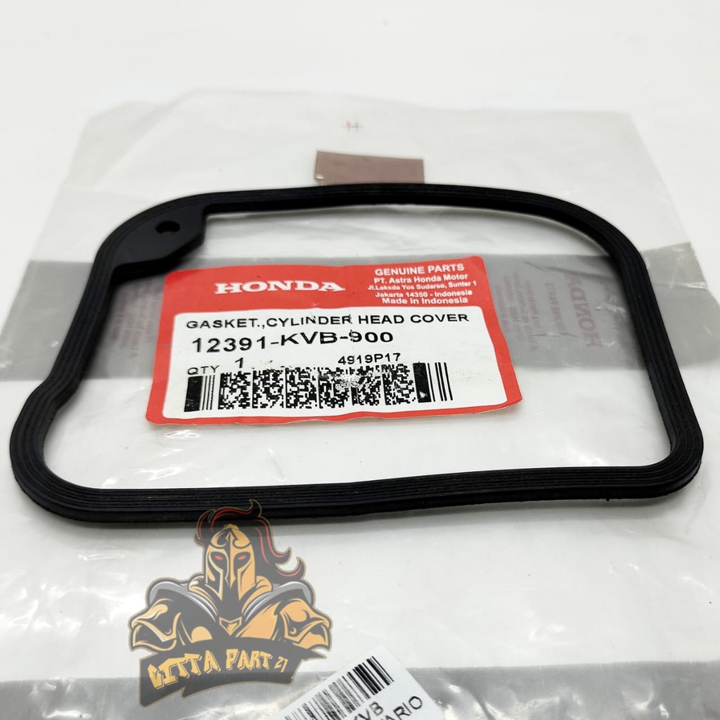 GASKET KARET SEAL HEAD HONDA KVB KUALITAS ASLI ORIGINAL HONDA AHM PRESISI BAHAN BERKUALITAS VARIO 110 KARBU VARIO 110 TECHNO